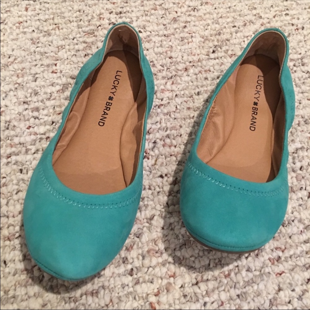 Lucky Brand Aqua Flats